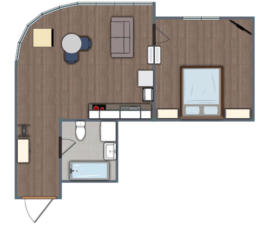 Gagarin Plaza Design Apartment Odessa Extérieur photo